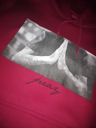 Sudadera con estampado 'pray'