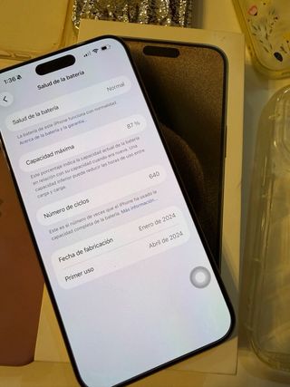 iPhone 15 Pro Max Titanio 256 GB