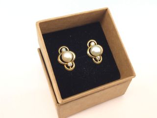 pendientes oro 18k con piedra