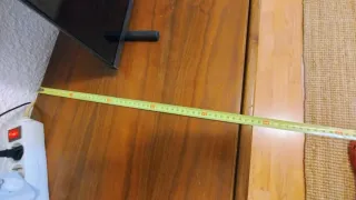 Mueble de salón nogal macizo 322cm