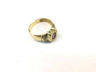 anillo oro 18k con piedra