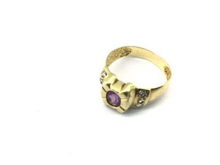 anillo oro 18k con piedra