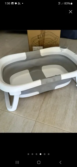 Bañera Portátil Plegable para Bebé