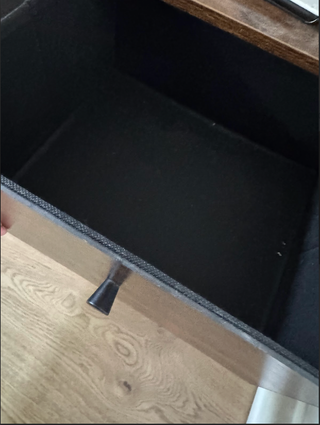 2 Mesitas de Noche Madera y Metal