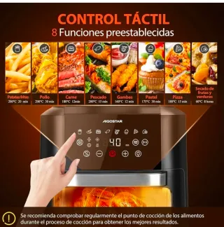 Freidora Aire Aigostar 12L Multifunción