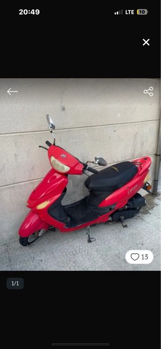 Moto Scooter Lifan Roja