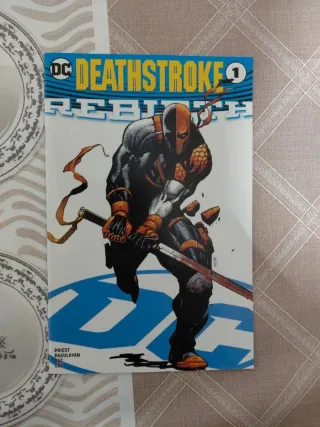 Fumetti DC Black manta 1, Deathstroke 1 e batman 1