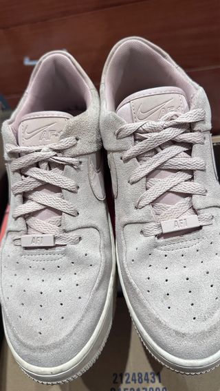 Zapatillas Nike AF1 Plataforma Rosa Palo