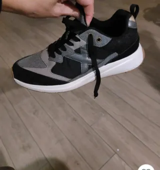 Zapatillas Munich Negras y Grises