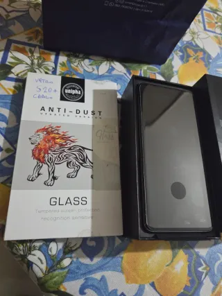 Samsung S20+ 5G Nero con 2 linee verticali display