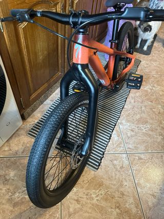 Bicicleta naranja, Nueva