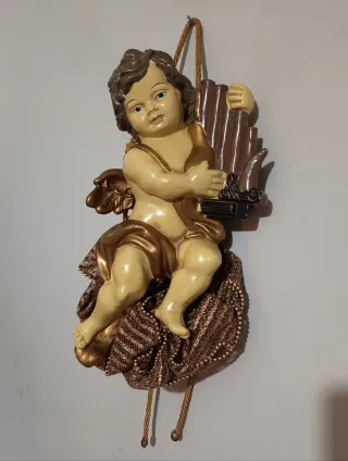 Angelo Cherubino Vintage con flauto Pan