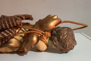 Angelo Cherubino Vintage con flauto Pan