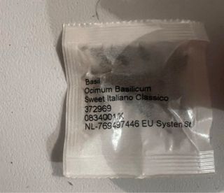 Maceta con Semillas de Albahaca, Menta y Eneldo