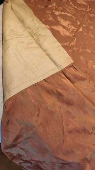 Copriletto vintage seta Shanton anni '40-'50