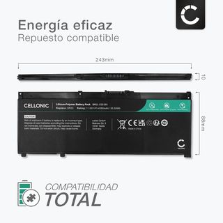 CELLONIC SR03XL Batería 4380mAh 11.55V HP Pavilion
