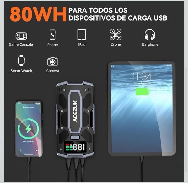 Arrancador Coche 8000A ACEZUK