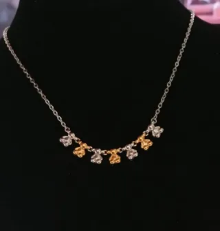 Gargantilla Tous Plata y Oro Colección Bold Bear