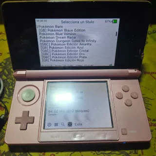 Nintendo 3DS Rosa con molti giochi