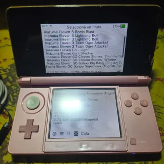 Nintendo 3DS Rosa con molti giochi