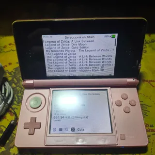 Nintendo 3DS Rosa con molti giochi