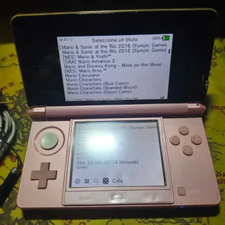Nintendo 3DS Rosa con molti giochi