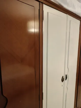 Armario 6 puertas 4 cajones madera