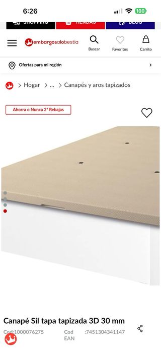 Canapé Sil 135x190 Blanco