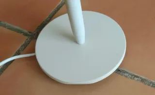 Lámpara de mesa cristal y metal