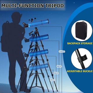 YENGUAN telescopio 80500 azul principiantes