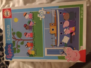 Puzzle Peppa Pig 2 Puzzles Educa