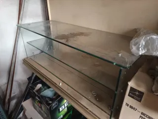 Vetrinetta da banco in vetro mis. 75x30x30