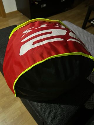 Casco Moto LS2 Carbono Negro y Rosa. Solo 4 usos