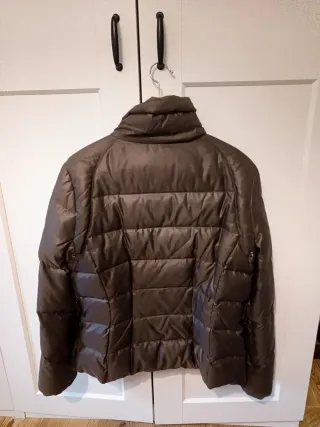 Plumífero Zara Mujer Marrón Chocolate Talla XL