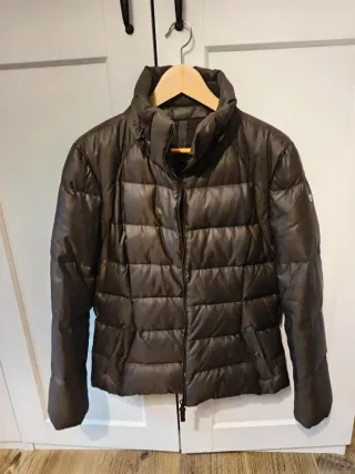 Plumífero Zara Mujer Marrón Chocolate Talla XL