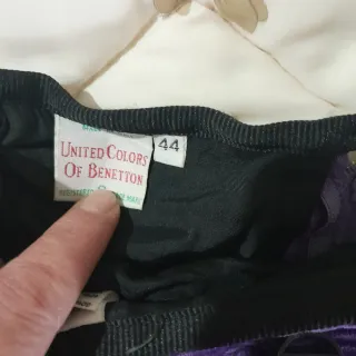 Gonna Benetton viola taglia 44