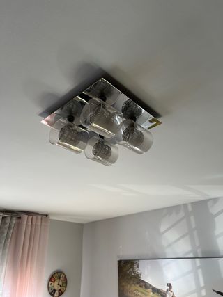 Juego 3 lamparas salon