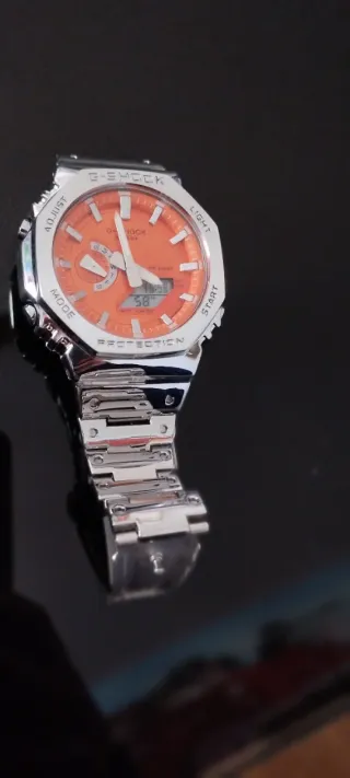 Orologio Casio G-Shock Arancione/Argento