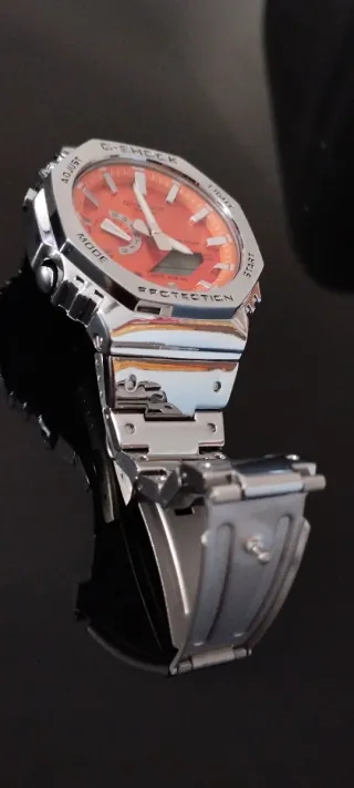 Orologio Casio G-Shock Arancione/Argento