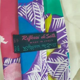 Cravatta Seta Fantasia Floreale