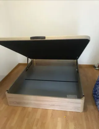 Armario modular madera beige y marrón