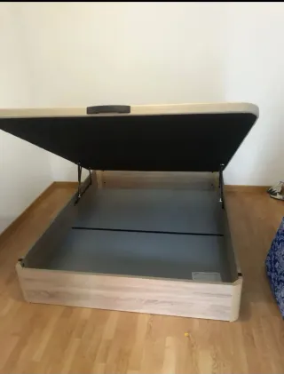 Armario modular madera beige y marrón