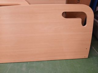 Cabecero y Piecero Cama Articulada Madera 90 cm