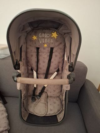 Carrito bebé con capazo y chasis