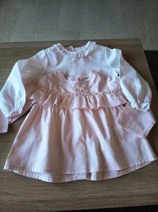 Lote 4 Camisas Bebé Niña