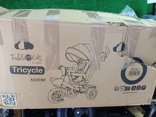 FableKids Triciclo Noemi 5 en1 con Barra de Empuje