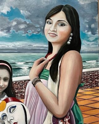 Antonio Pirozzi olio su tela