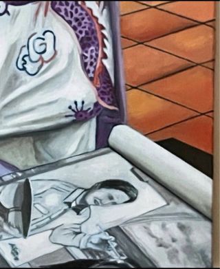 Antonio Pirozzi olio su tela