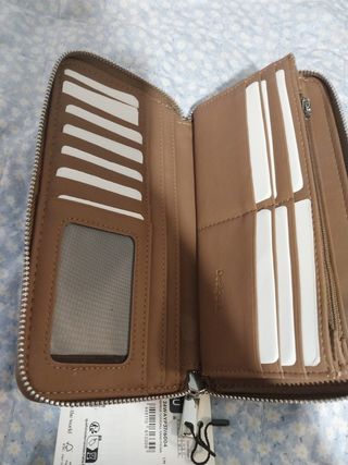 Monedero Desigual grande marrón