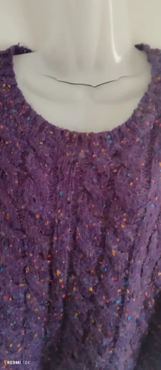 Maglione Girocollo Donna Viola